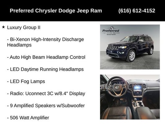2017 Jeep Grand Cherokee Limited in Grand Haven, MI - Preferred Auto Dealerships