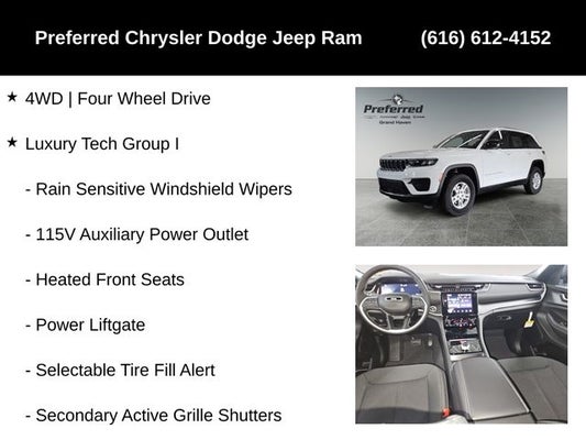 2024 Jeep Grand Cherokee GRAND CHEROKEE LAREDO 4X4 in Grand Haven, MI - Preferred Auto Dealerships