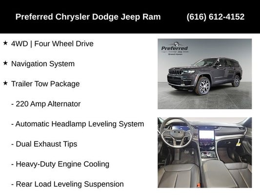 2024 Jeep Grand Cherokee GRAND CHEROKEE L LIMITED 4X4 in Grand Haven, MI - Preferred Auto Dealerships