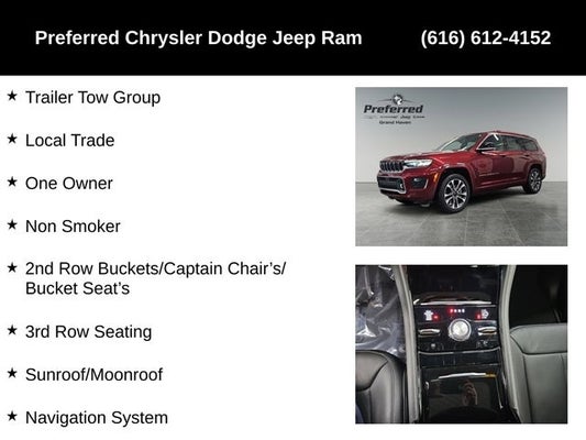 2023 Jeep Grand Cherokee L Overland 4x4 in Grand Haven, MI - Preferred Auto Dealerships