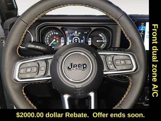 2024 Jeep Wrangler 4xe WRANGLER 4-DOOR SAHARA 4xe in Grand Haven, MI - Preferred Auto Dealerships