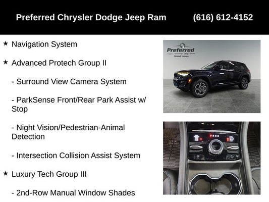 2024 Jeep Grand Cherokee 4xe GRAND CHEROKEE TRAILHAWK 4xe in Grand Haven, MI - Preferred Auto Dealerships