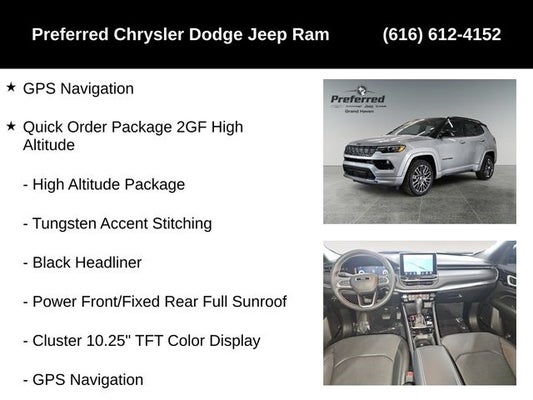 2022 Jeep Compass High Altitude 4x4 in Grand Haven, MI - Preferred Auto Dealerships