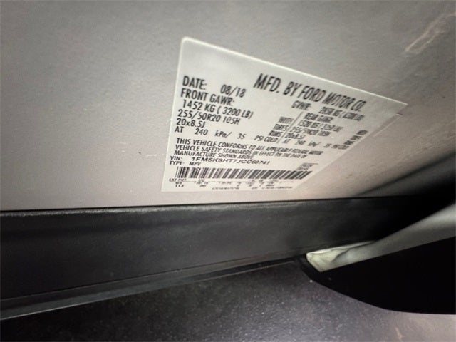 2018 Ford Explorer Platinum