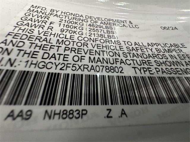 2024 Honda Accord Hybrid Sport