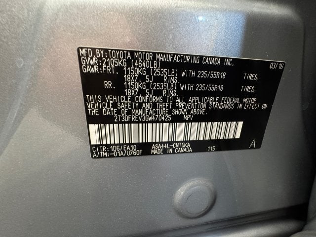 2016 Toyota RAV4 Limited
