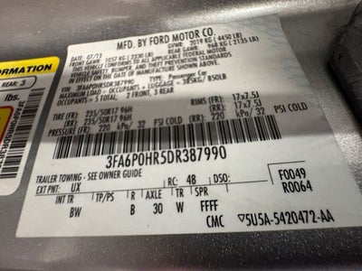 2013 Ford Fusion SE