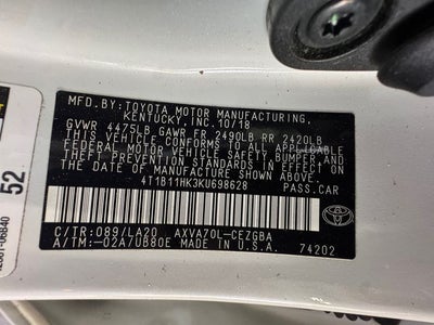 2019 Toyota Camry XLE