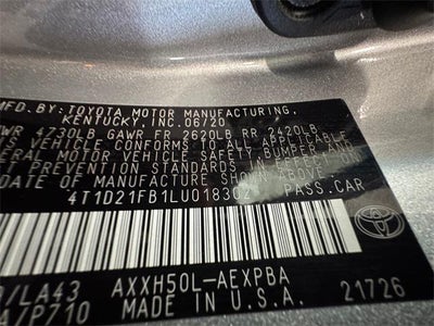 2020 Toyota Avalon Hybrid Limited