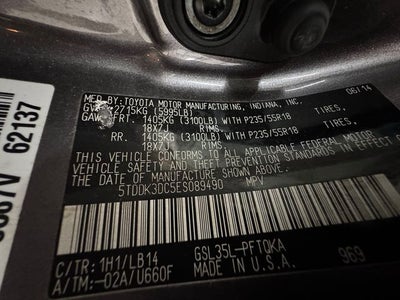 2014 Toyota Sienna XLE 7 Passenger