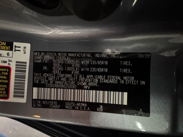2022 Toyota Highlander XLE
