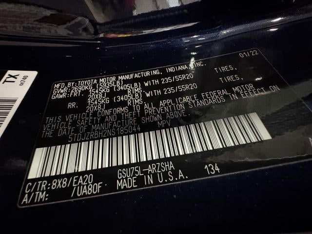 2022 Toyota Highlander XSE