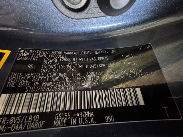 2018 Toyota Highlander XLE