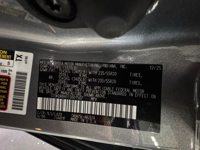 2026 Toyota Highlander Platinum