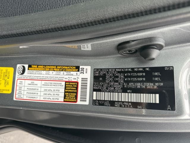 2026 Toyota Sienna Limited 7 Passenger