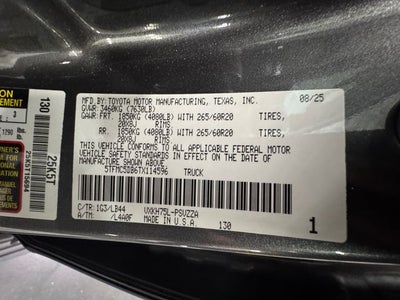 2026 Toyota Tundra Hybrid 1794 Edition