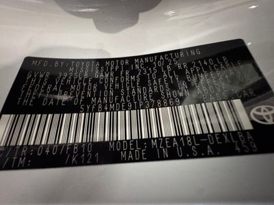 2026 Toyota Corolla LE