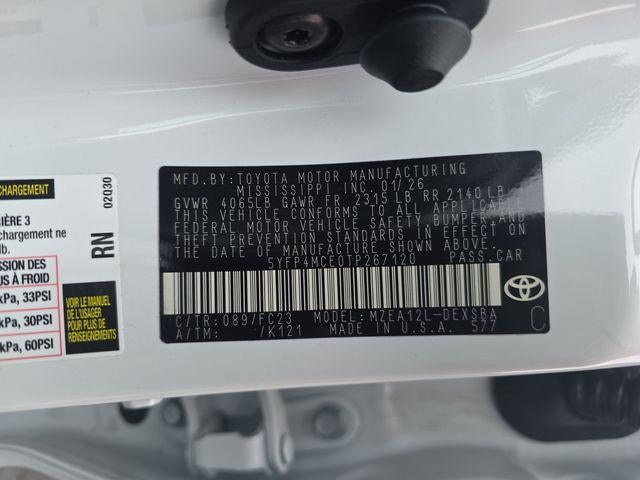 2026 Toyota Corolla SE