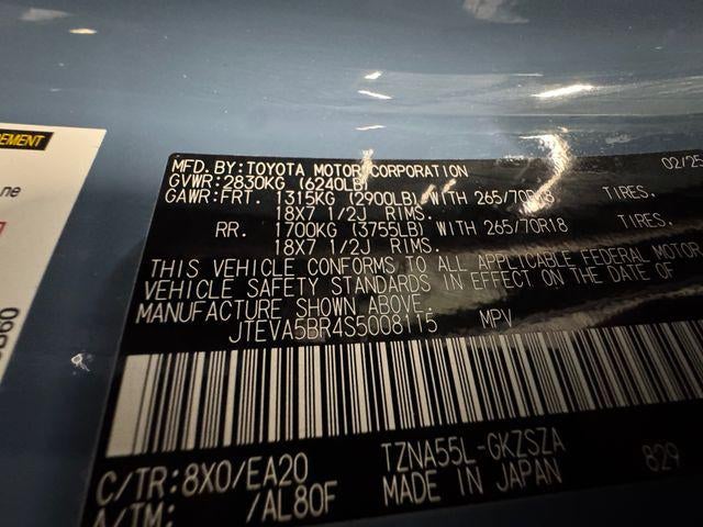 2025 Toyota 4Runner TRD Off-Road Premium