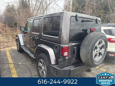 2017 Jeep Wrangler Unlimited Sahara 3.6 Liter V6 4D Automatic 4WD