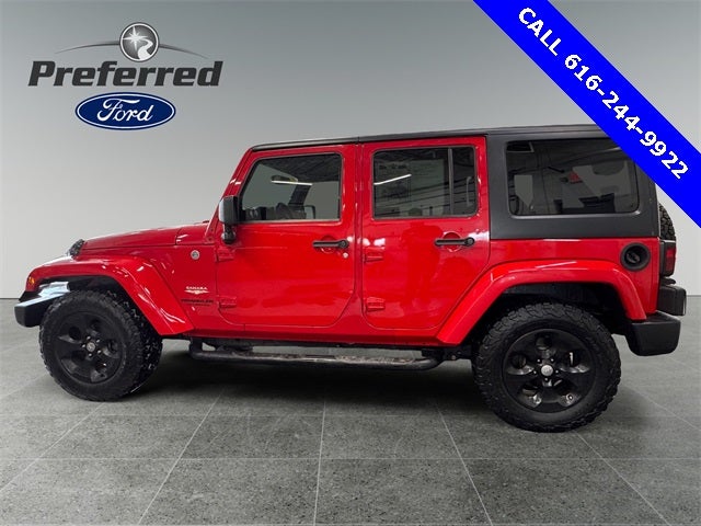 2013 Jeep Wrangler Unlimited Sahara 3.6 Liter V6 4D 4WD Automatic