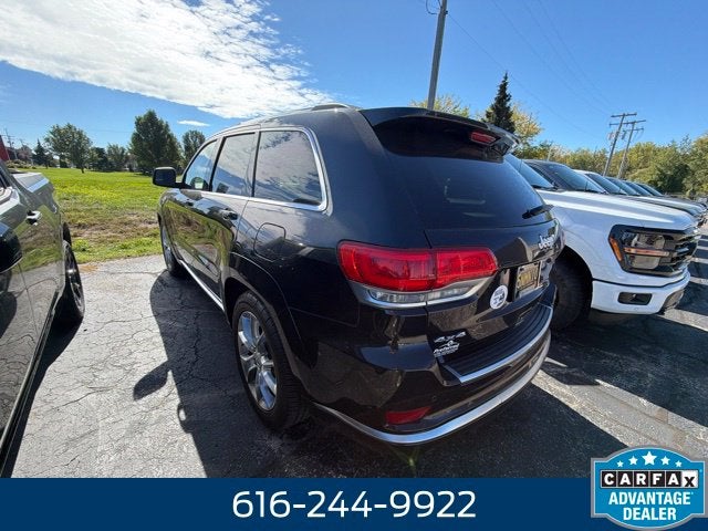 2016 Jeep Grand Cherokee Summit 3.6 Liter 4WD