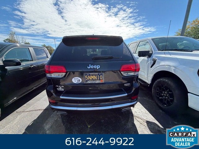 2016 Jeep Grand Cherokee Summit 3.6 Liter 4WD