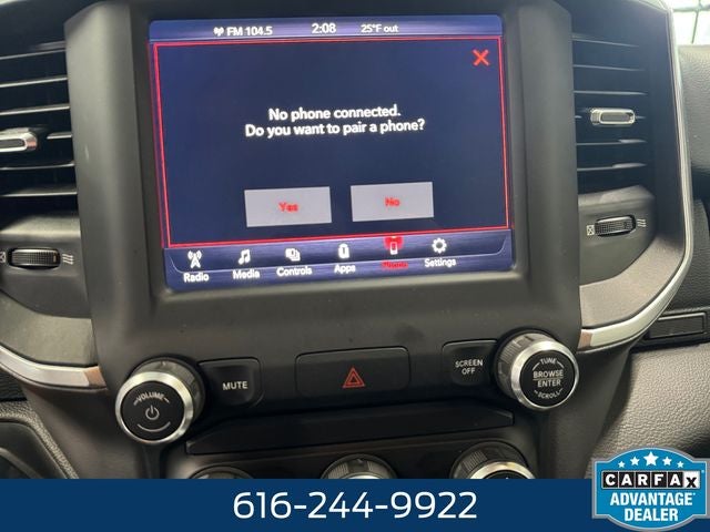 2019 RAM 1500 Big Horn/Lone Star 5.7 Liter V8 Hemi Crew Cab 4WD