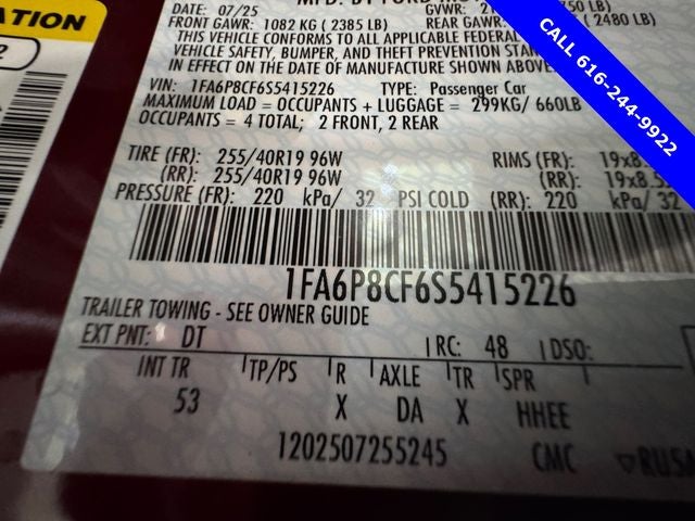 2025 Ford Mustang GT Premium