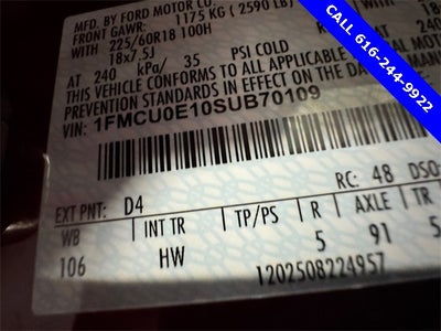 2025 Ford Escape Plug-In Hybrid Base