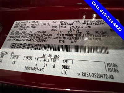 2026 Ford Escape Active