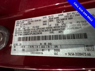 2023 Ford Escape ST-Line 1.5 Liter EcoBoost AWD