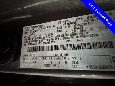 2025 Ford F-150 STX 2.7 Liter V6 EcoBoost SuperCrew 4WD