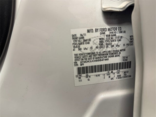 2011 Ford Edge SEL 3.5 Liter V6 FWD