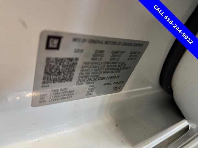 2019 Chevrolet Silverado 2500HD LT 6.0 liter V8 4D Double Cab 4WD