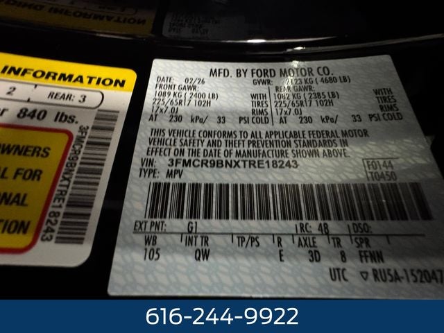 2026 Ford Bronco Sport Big Bend