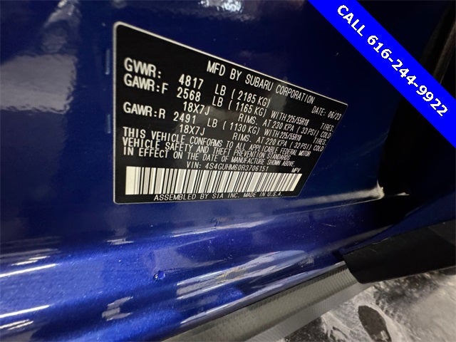 2024 Subaru Crosstrek Limited 2.5 Liter AWD