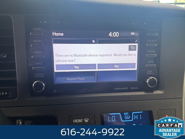 2018 Toyota Sienna LE 3.5 Liter V6 7 Passenger 3rd Row Seating