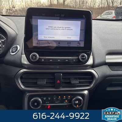 2019 Ford EcoSport SE 2.0 Liter 4WD