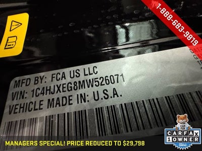 2021 Jeep Wrangler Unlimited Sahara 4x4