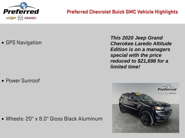 2020 Jeep Grand Cherokee Altitude 4x4