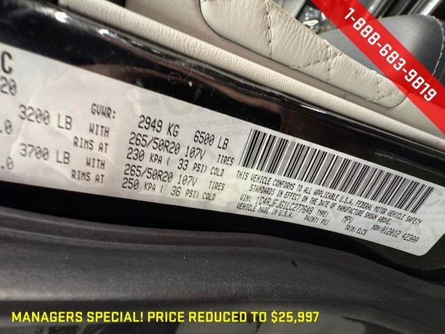 2020 Jeep Grand Cherokee Summit 4X4