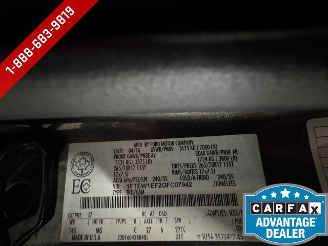 2016 Ford F-150 XLT