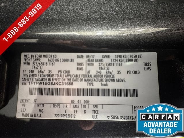 2018 Ford F-150 XL