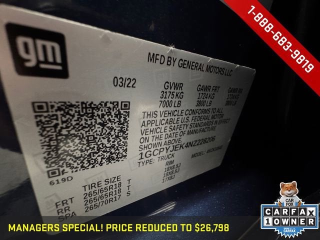 2022 Chevrolet Silverado 1500 LTD LT (2FL)