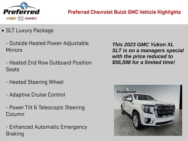 2023 GMC Yukon XL SLT