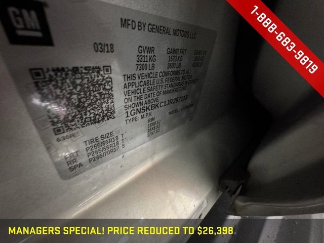 2018 Chevrolet Tahoe LT