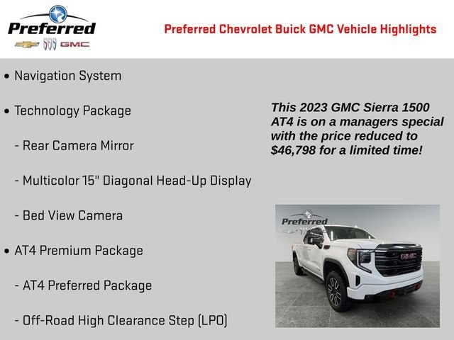 2023 GMC Sierra 1500 AT4