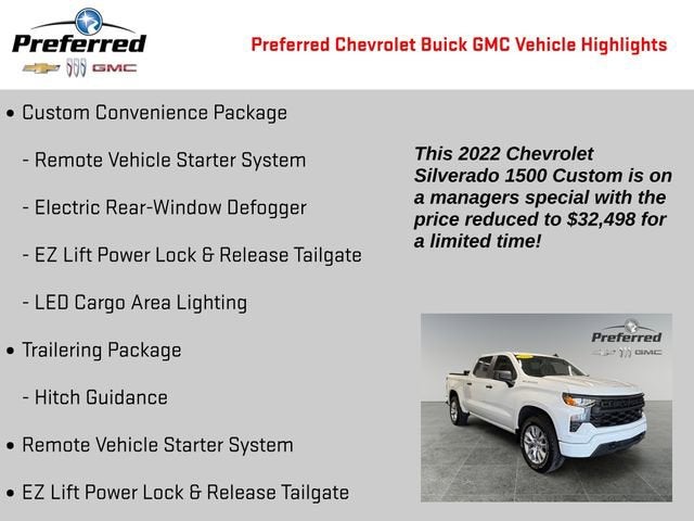 2022 Chevrolet Silverado 1500 Custom