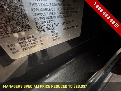 2018 Chevrolet Silverado 1500 High Country